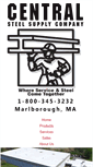 Mobile Screenshot of centralsteelsupply.com