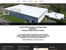 Tablet Screenshot of centralsteelsupply.com